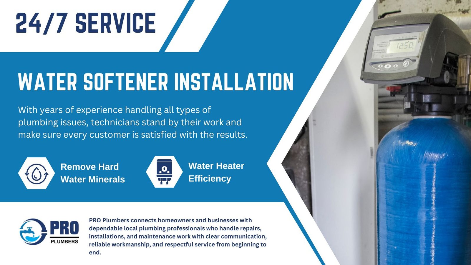 Water softener installation in Arcadia, CA